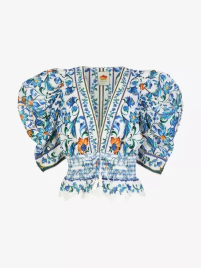 Farm Rio Farm Rio Blouse - Ecru