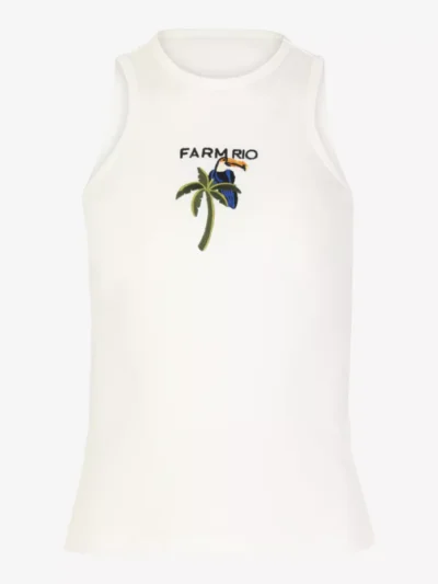 Farm Rio Farm Rio Top - Ecru
