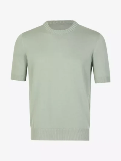 Gran Sasso Gran Sasso T-shirt Gebreid - Lichtgroen