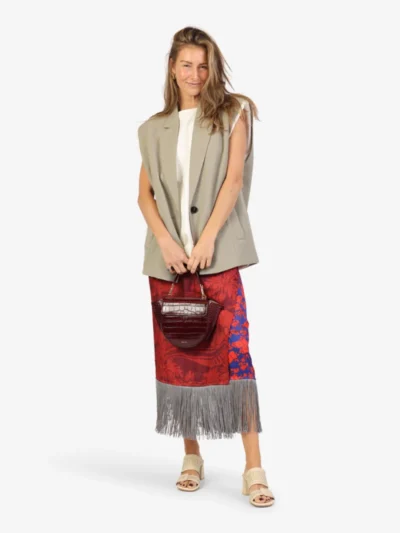 IRO IRO Gilet - OLIVE GREEN