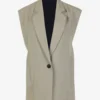 IRO IRO Gilet - OLIVE GREEN