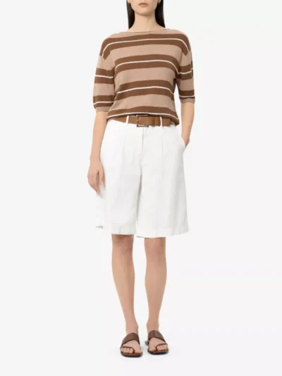 Luisa Cerano Luisa Cerano Pullover Kurzarm - dark terracotta