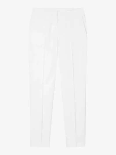 Luisa Cerano Luisa Cerano Slim-Tailored-Pants - white