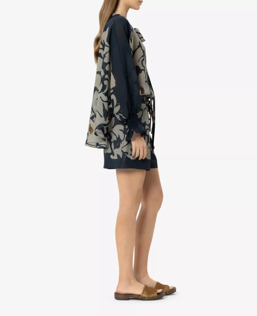 Luisa Cerano Hose - the ethnic flower navy 4 Luisa Cerano Luisa Cerano Hose - the ethnic flower navy