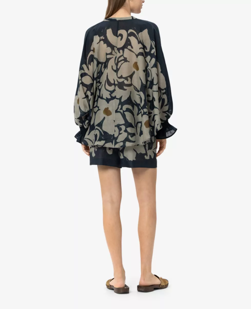 Luisa Cerano Hose - the ethnic flower navy 5 Luisa Cerano Luisa Cerano Hose - the ethnic flower navy