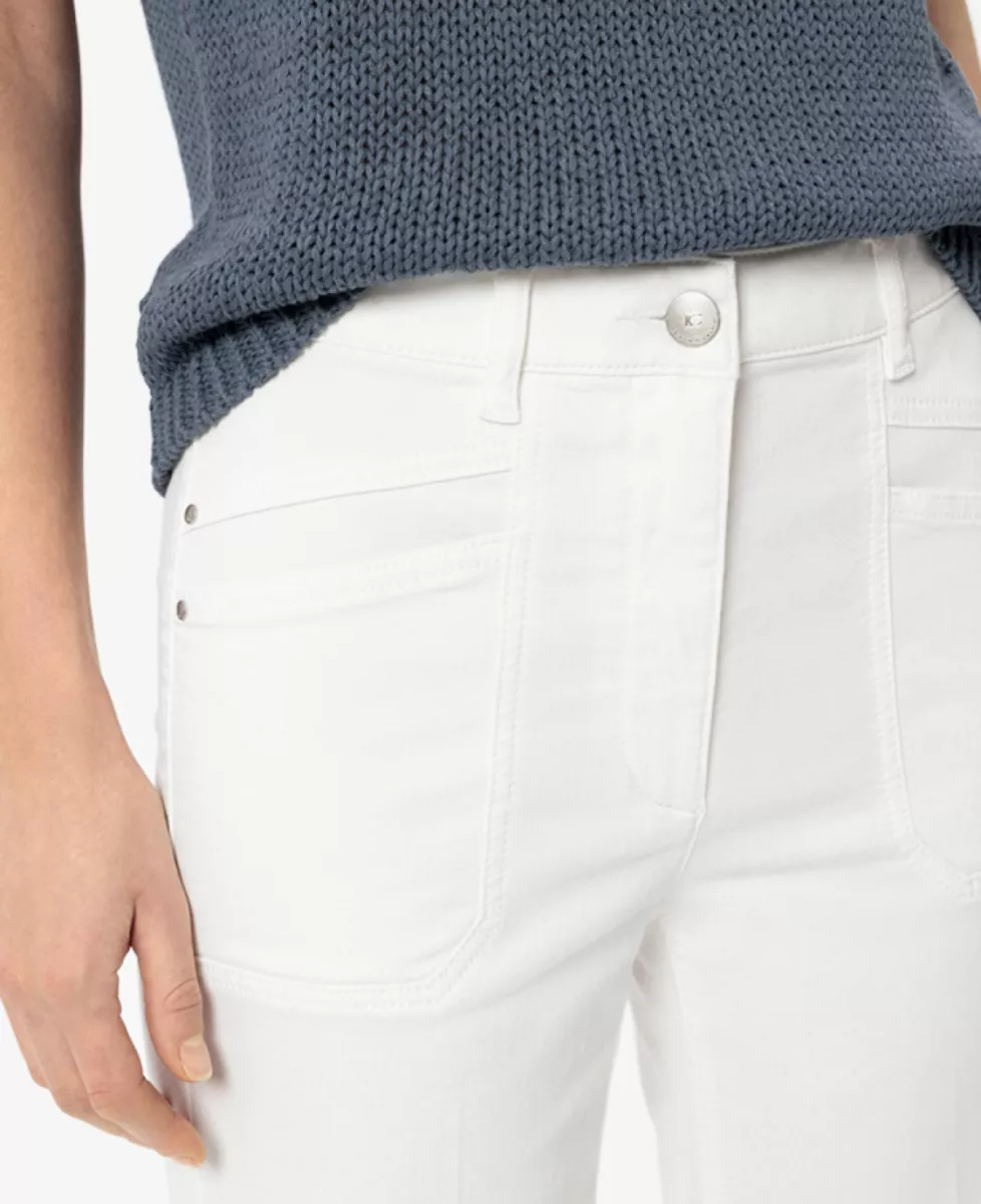 Luisa Cerano Authentic-Flared-Denim - white 3 Luisa Cerano Luisa Cerano Authentic-Flared-Denim - white