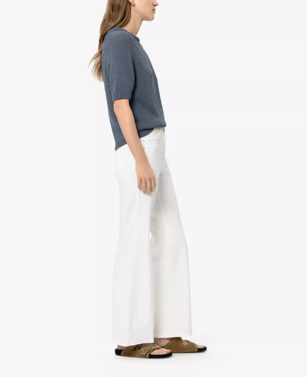 Luisa Cerano Authentic-Flared-Denim - white 4 Luisa Cerano Luisa Cerano Authentic-Flared-Denim - white