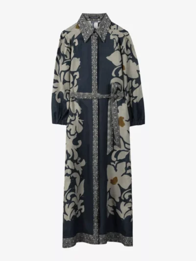 Luisa Cerano Luisa Cerano Kleid - the ethnic flower navy