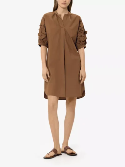 Luisa Cerano Luisa Cerano Kleid - dark terracotta