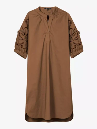 Luisa Cerano Luisa Cerano Kleid - dark terracotta