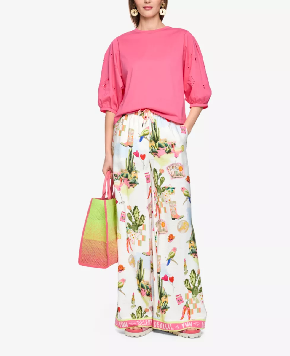 Marc Cain Sports t-shirt - pink lemonade 2 Marc Cain Sports Marc Cain Sports t-shirt - pink lemonade