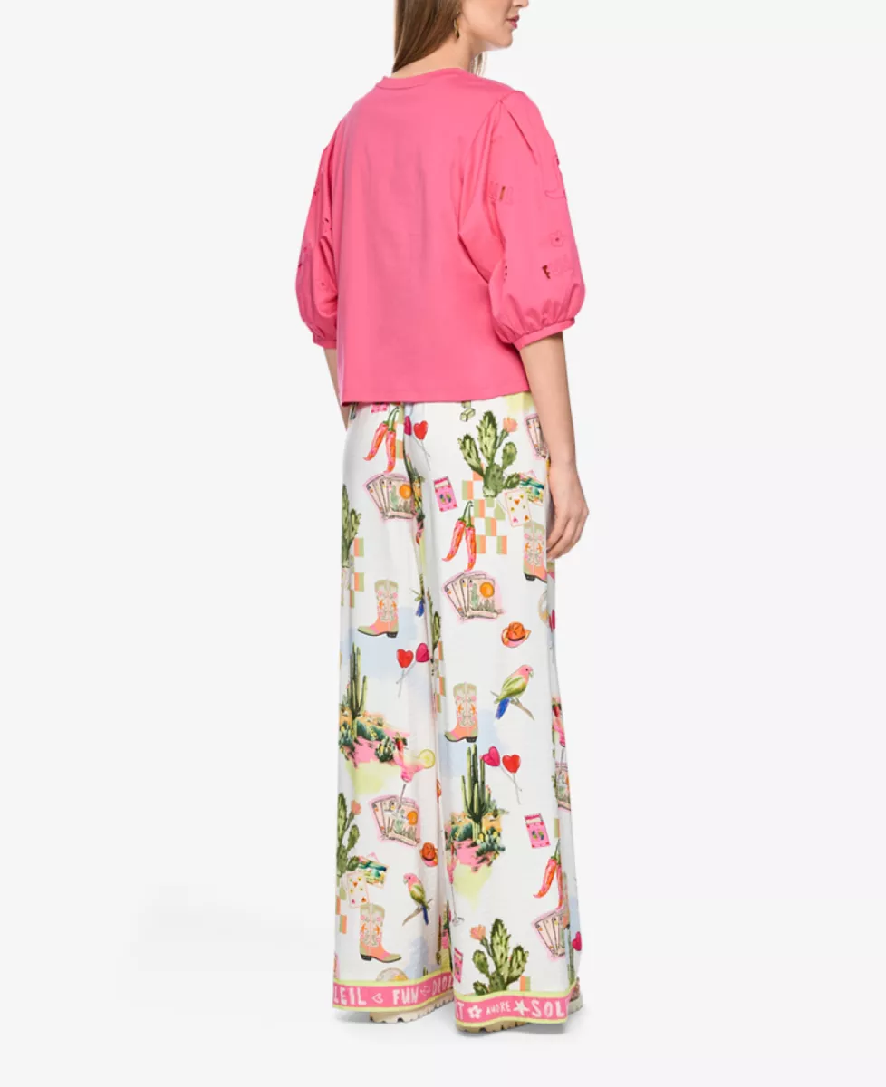 Marc Cain Sports t-shirt - pink lemonade 6 Marc Cain Sports Marc Cain Sports t-shirt - pink lemonade