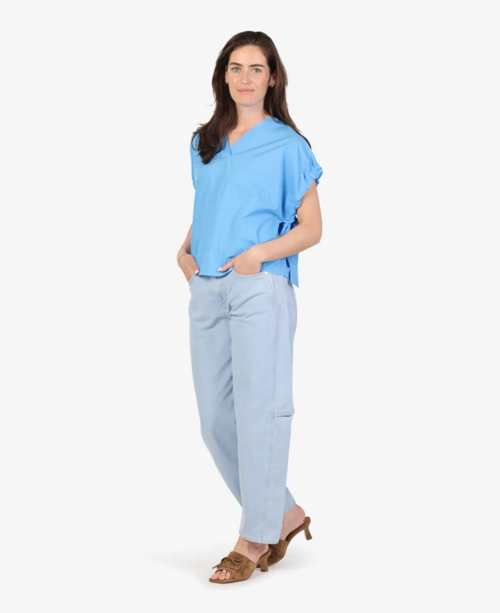 Marc Cain Sports Bluse - little boy blue 2 Marc Cain Sports Marc Cain Sports Bluse - little boy blue