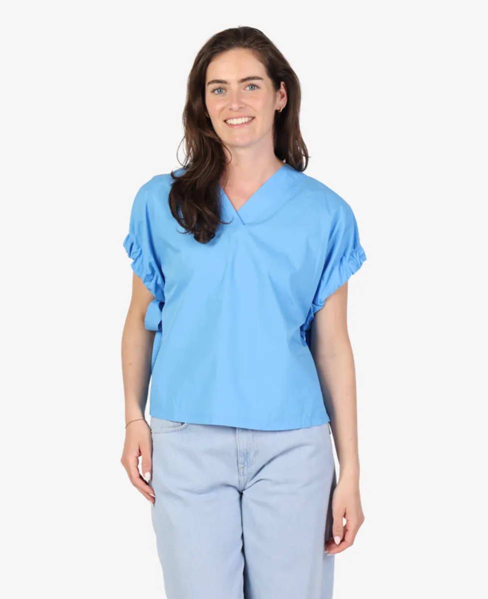 Marc Cain Sports Bluse - little boy blue 3 Marc Cain Sports Marc Cain Sports Bluse - little boy blue