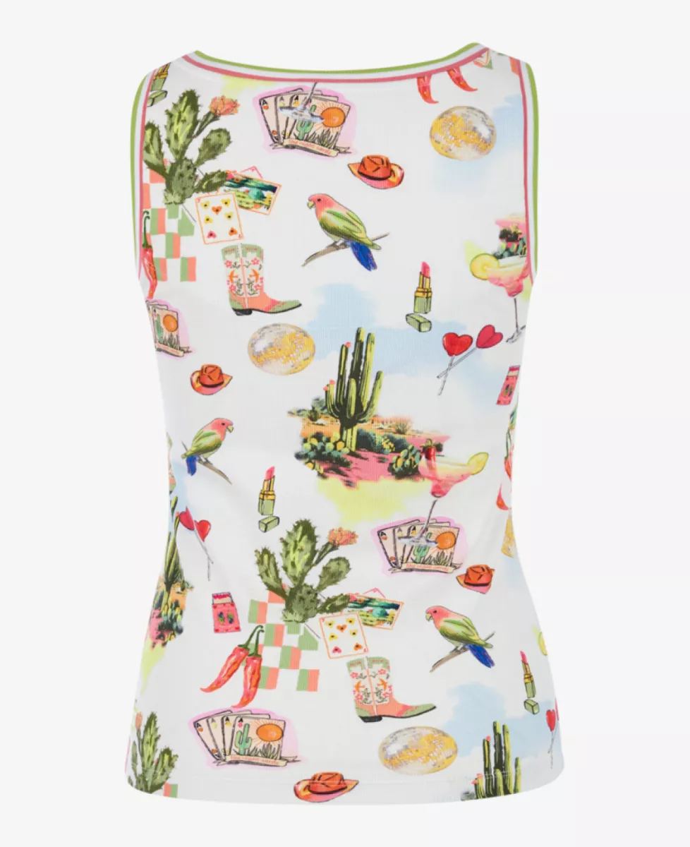 Marc Cain Sports topje - white 7 Marc Cain Sports Marc Cain Sports topje - white