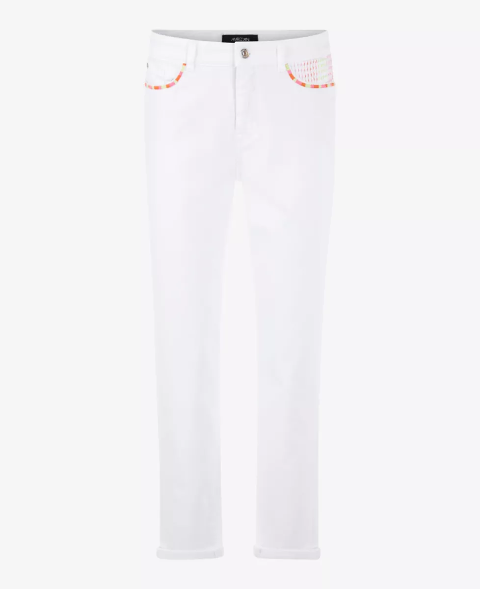 Marc Cain Sports jeans RIAD - white 1 Marc Cain Sports Marc Cain Sports jeans RIAD - white