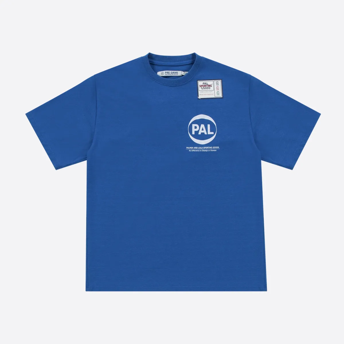 PAL Sporting Goods Pre Game T-shirt - Blauw 1 PAL Sporting Goods PAL Sporting Goods Pre Game T-shirt - Blauw