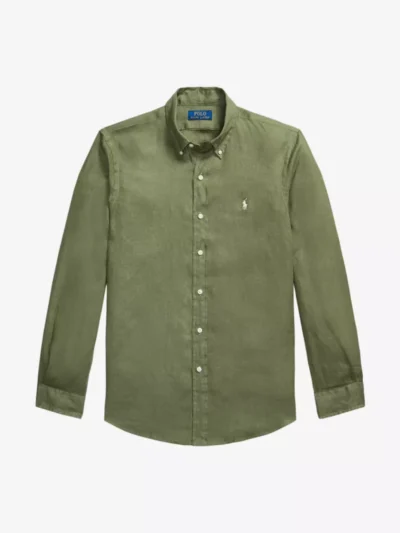 Ralph Lauren Ralph Lauren Shirt Linnen - Donkergroen