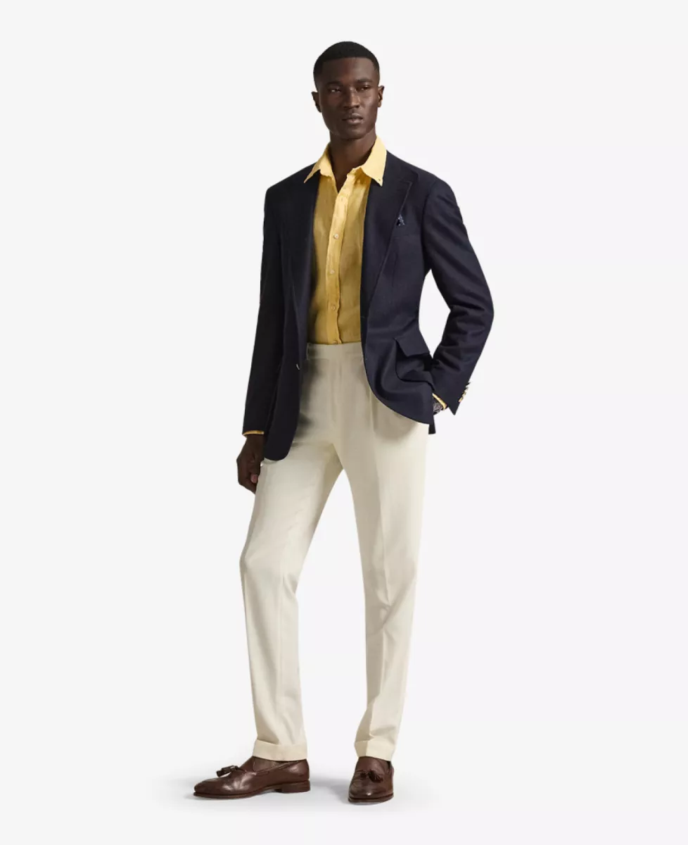Ralph Lauren Shirt Linnen - Geel 2 Ralph Lauren Ralph Lauren Shirt Linnen - Geel