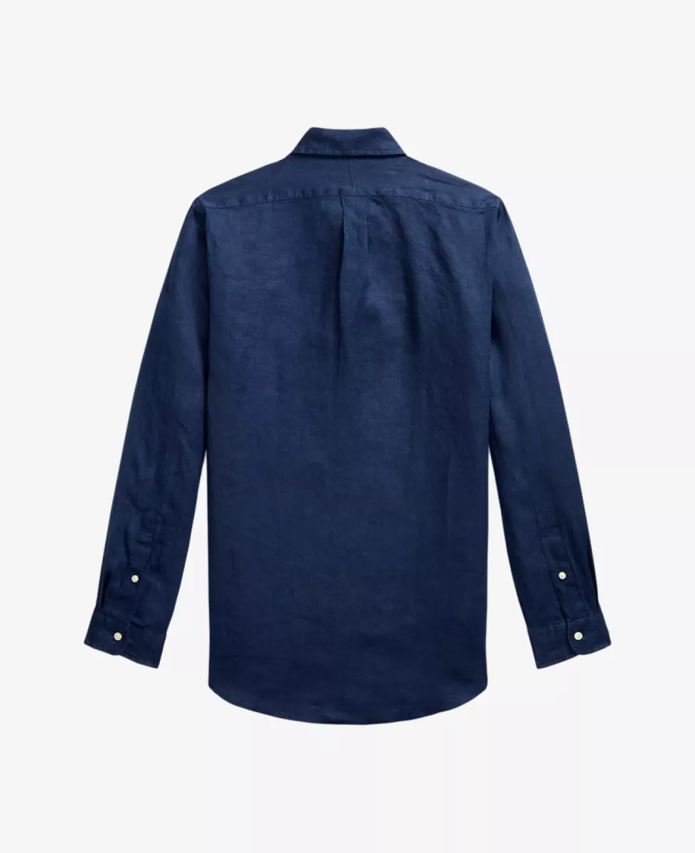 Ralph Lauren Shirt Linnen - Navy 7 Ralph Lauren Ralph Lauren Shirt Linnen - Navy