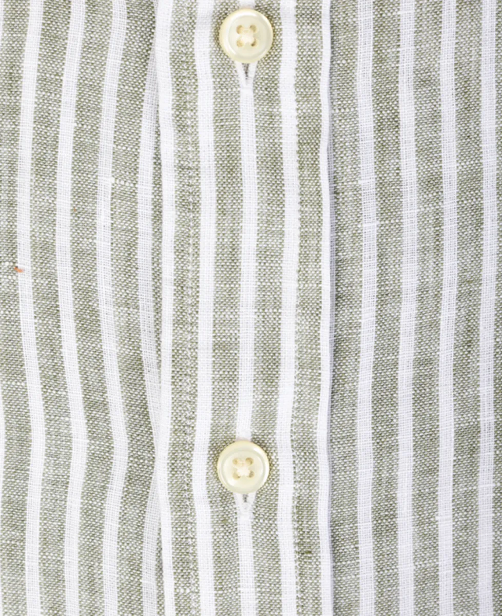 Ralph Lauren Shirt Linnen - Groen 2 Ralph Lauren Ralph Lauren Shirt Linnen - Groen