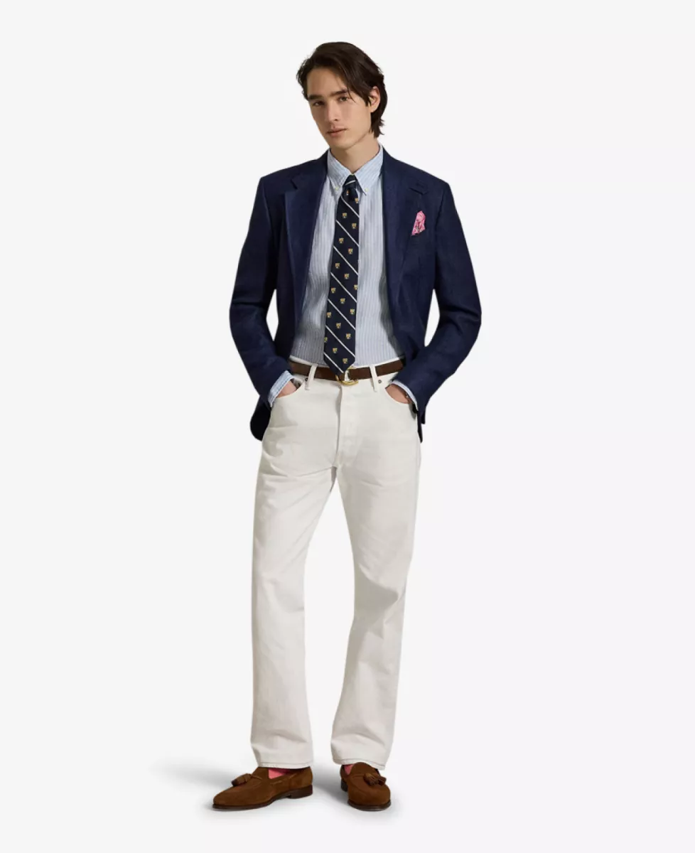 Ralph Lauren Shirt Linnen - Lichtblauw 2 Ralph Lauren Ralph Lauren Shirt Linnen - Lichtblauw