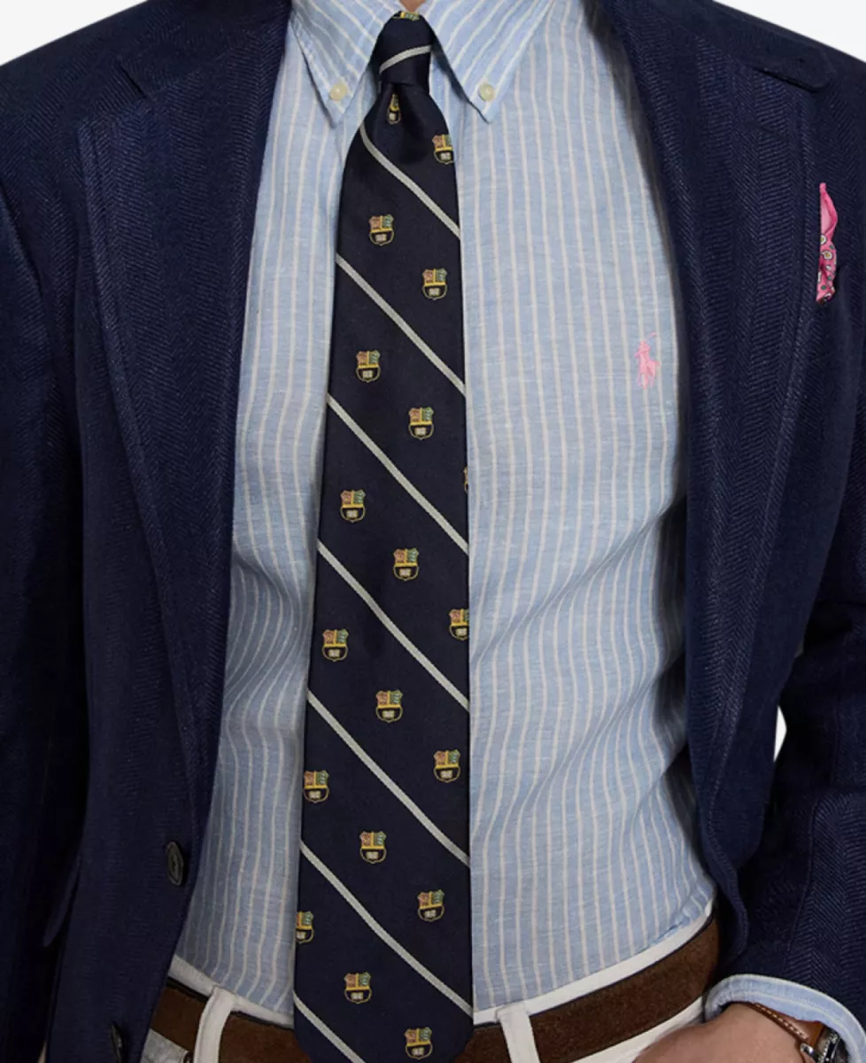 Ralph Lauren Shirt Linnen - Lichtblauw 4 Ralph Lauren Ralph Lauren Shirt Linnen - Lichtblauw