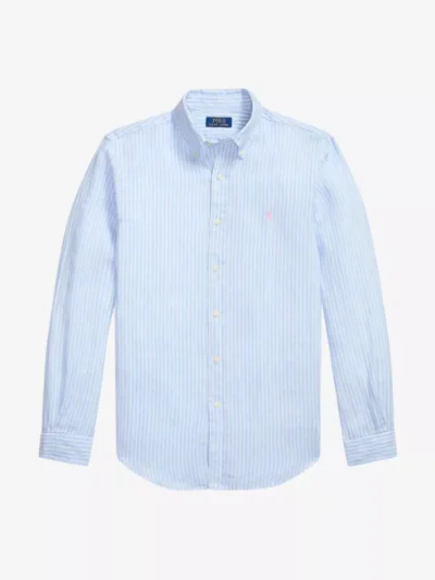 Ralph Lauren Ralph Lauren Shirt Linnen - Lichtblauw