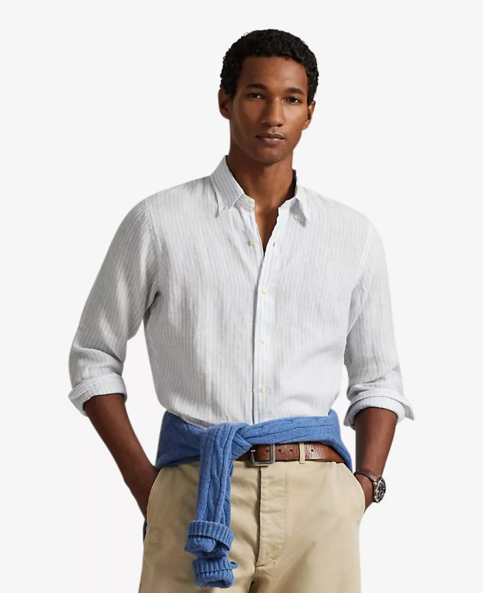 Ralph Lauren Shirt Linnen - Wit 3 Ralph Lauren Ralph Lauren Shirt Linnen - Wit