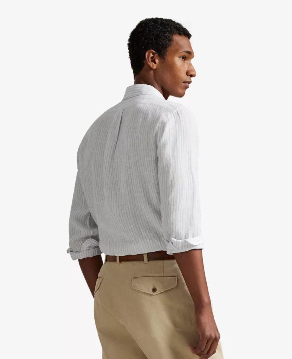 Ralph Lauren Shirt Linnen - Wit 5 Ralph Lauren Ralph Lauren Shirt Linnen - Wit