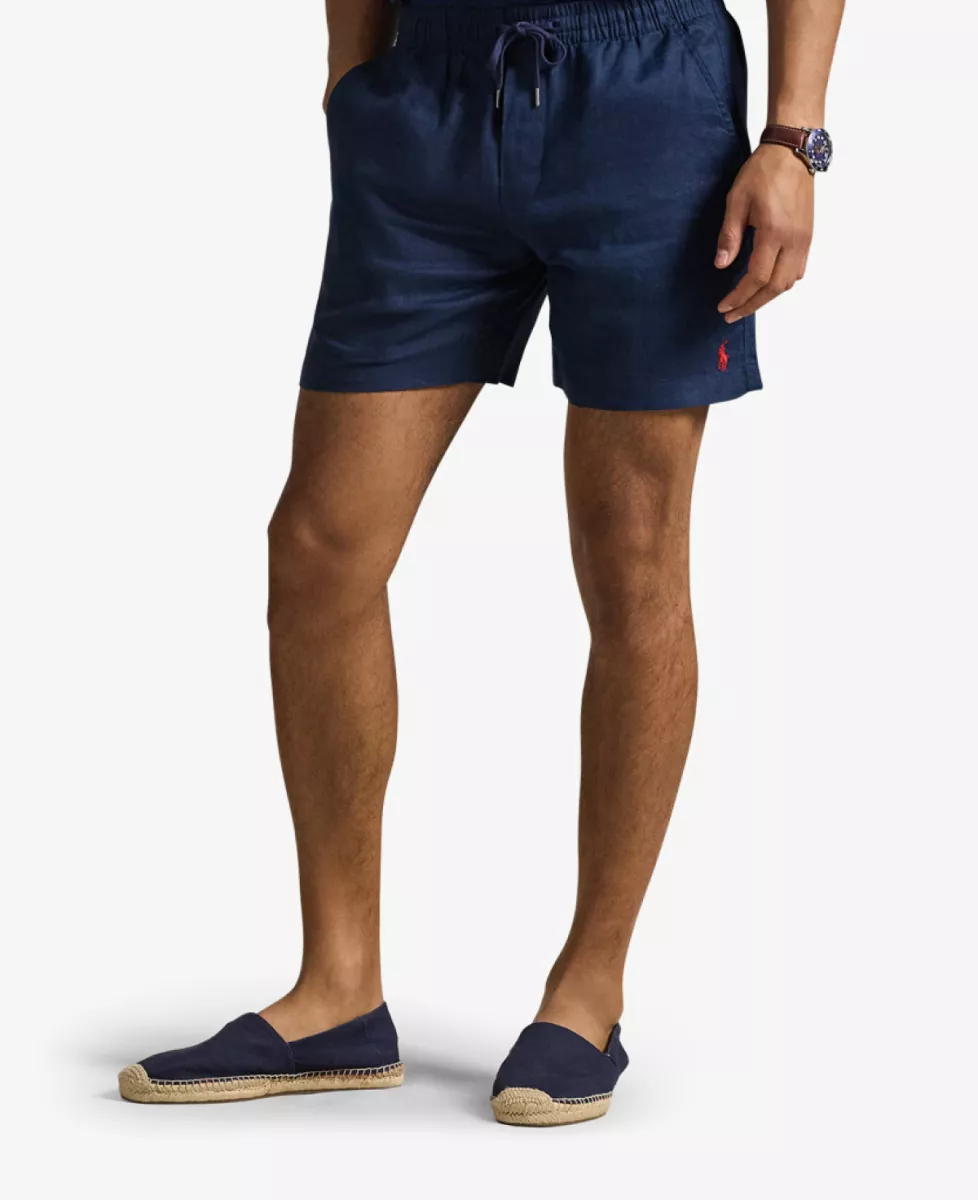 Ralph Lauren Short Linnen - Navy 3 Ralph Lauren Ralph Lauren Short Linnen - Navy