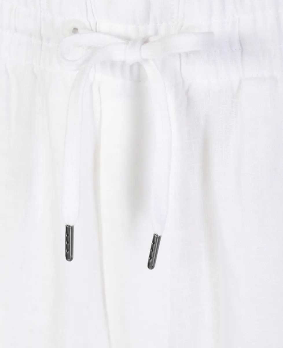 Ralph Lauren Short Linnen - Wit 4 Ralph Lauren Ralph Lauren Short Linnen - Wit