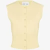 Samsoe Samsoe Samsoe Samsoe Vest - Lichtgeel