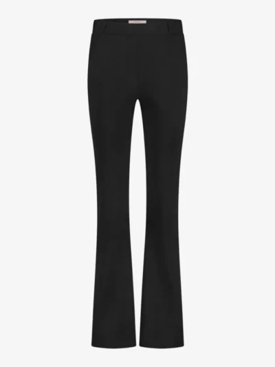 Studio Anneloes Studio Anneloes Flair bonded trousers - Zwart
