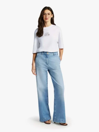 Beaumont Beaumont Tshirt km - Wit