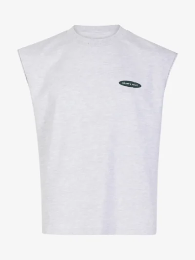 Bram's Fruit Bram's Fruit Sleeveless T-shirt - Lichtgrijs