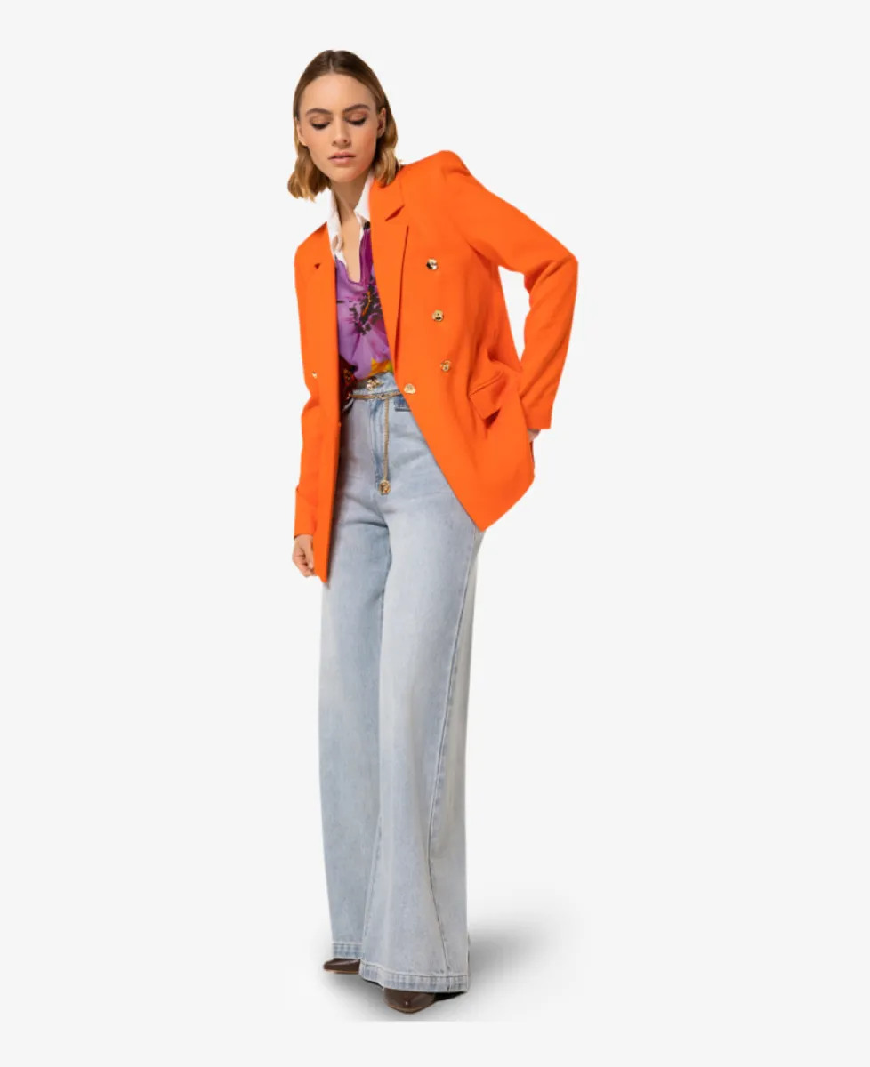 Caroline Biss Broek - Blauw 3 Caroline Biss Caroline Biss Broek - Blauw