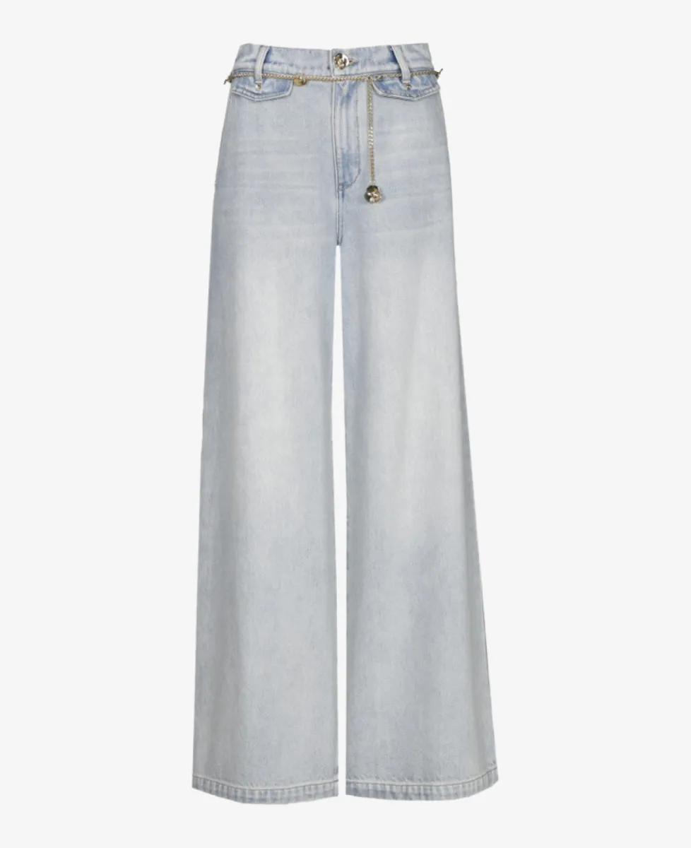 Caroline Biss Broek - Blauw 1 Caroline Biss Caroline Biss Broek - Blauw