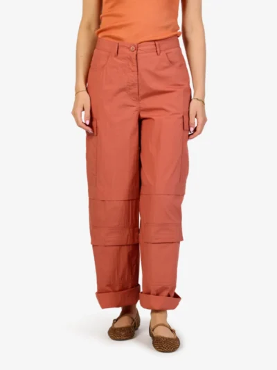 Essentiel Essentiel Broek - Roestbruin