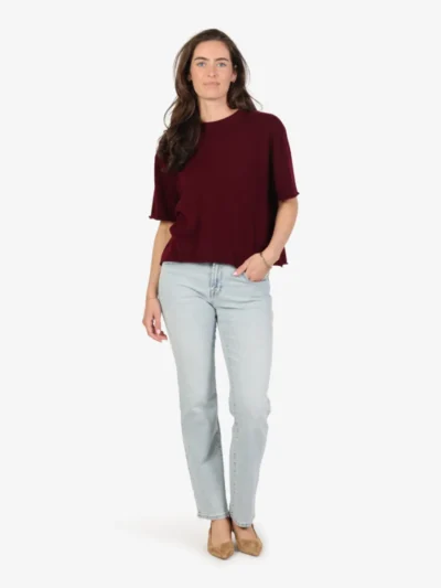 Lisa Yang Lisa Yang Shirt km - Deep Plum