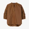 Luisa Cerano Luisa Cerano Bluse - dark terracotta