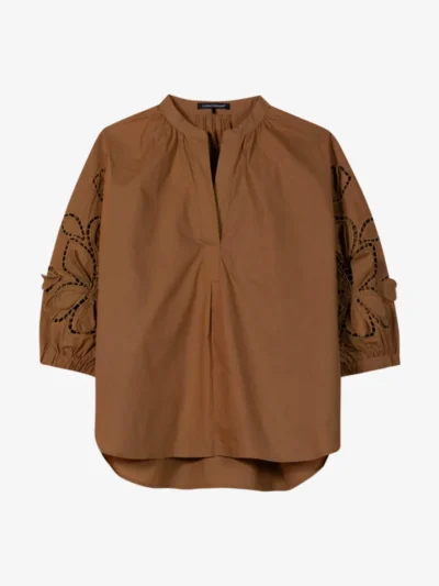 Luisa Cerano Luisa Cerano Bluse - dark terracotta