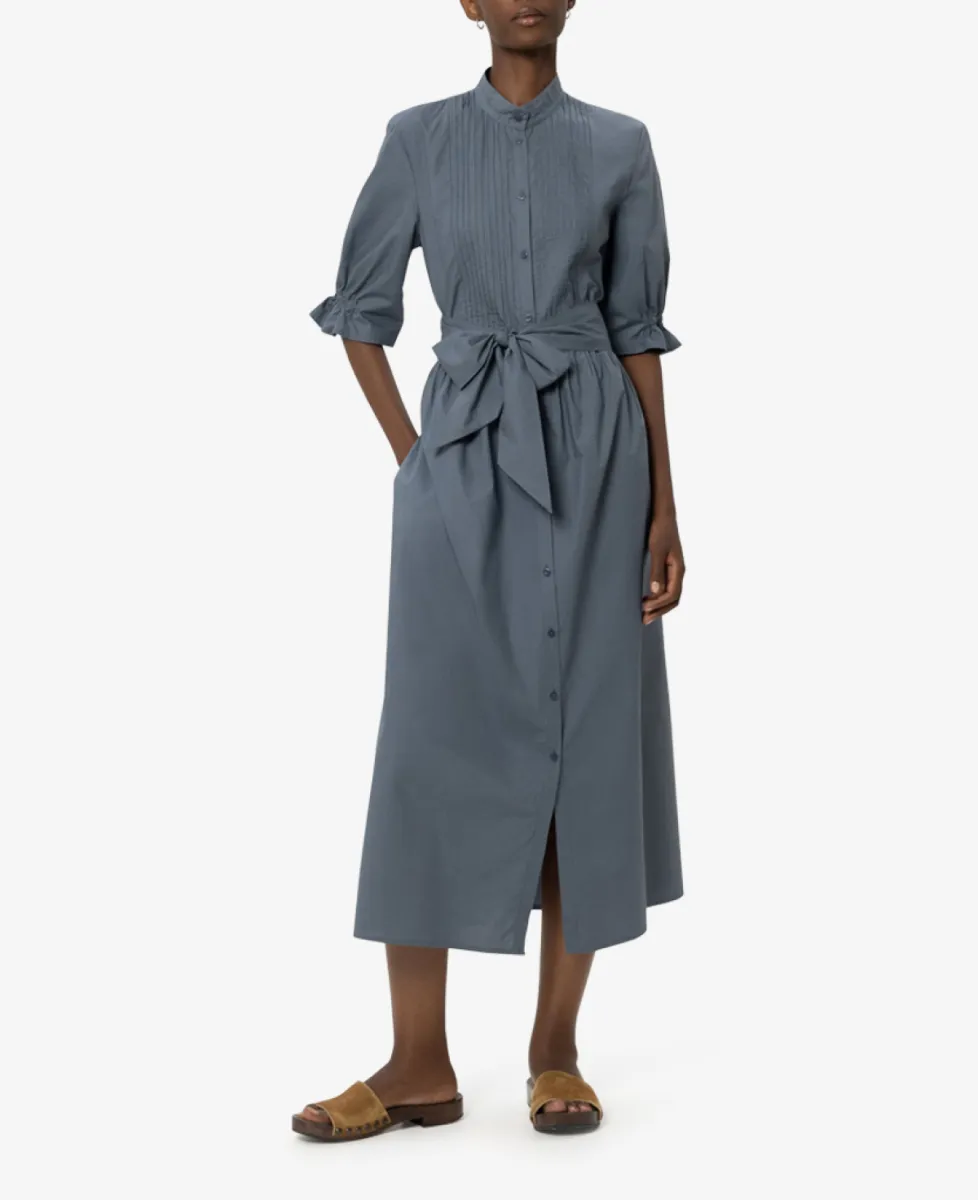 Luisa Cerano Baumwoll-Hemdblusenkleid - tinted blue 2 Luisa Cerano Luisa Cerano Baumwoll-Hemdblusenkleid - tinted blue