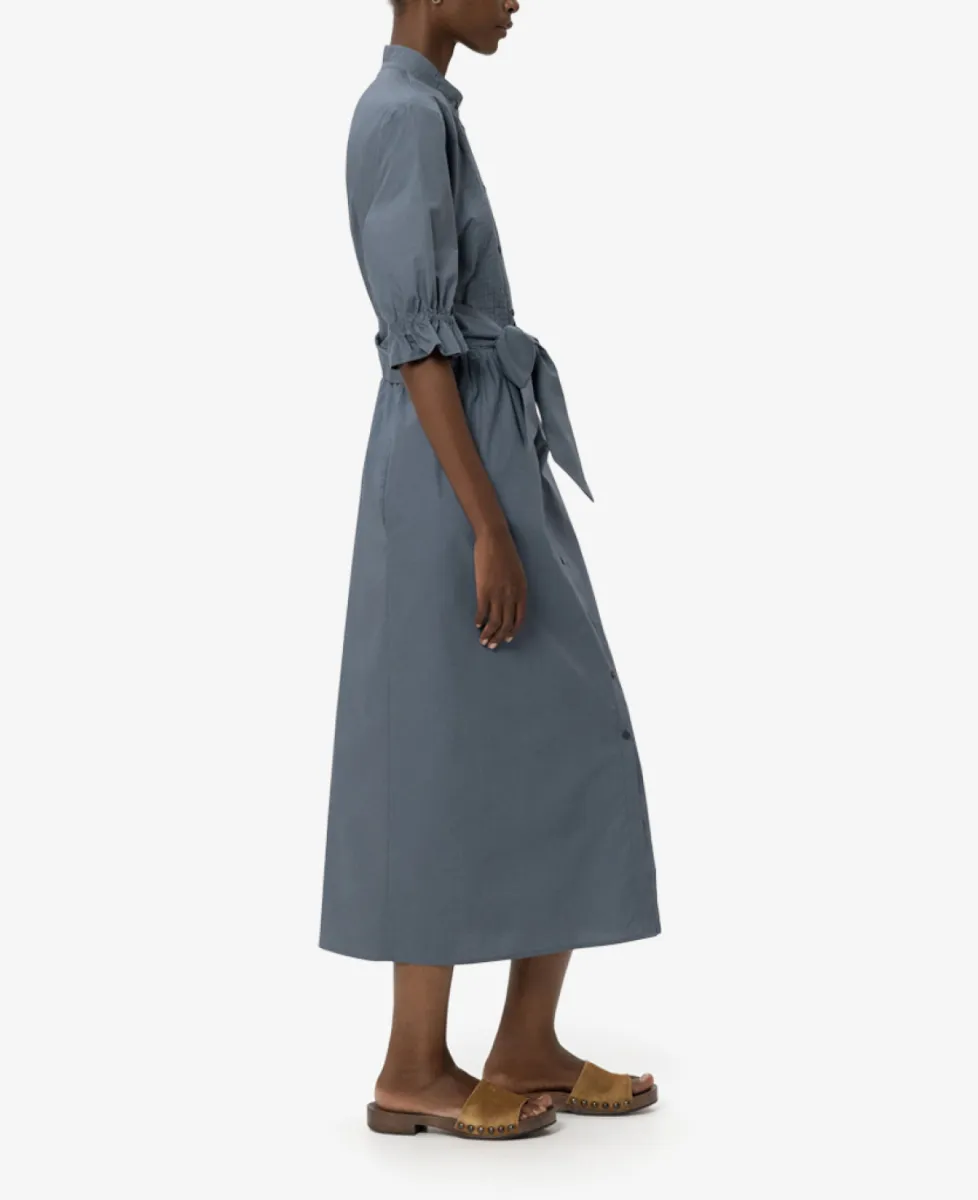 Luisa Cerano Baumwoll-Hemdblusenkleid - tinted blue 4 Luisa Cerano Luisa Cerano Baumwoll-Hemdblusenkleid - tinted blue