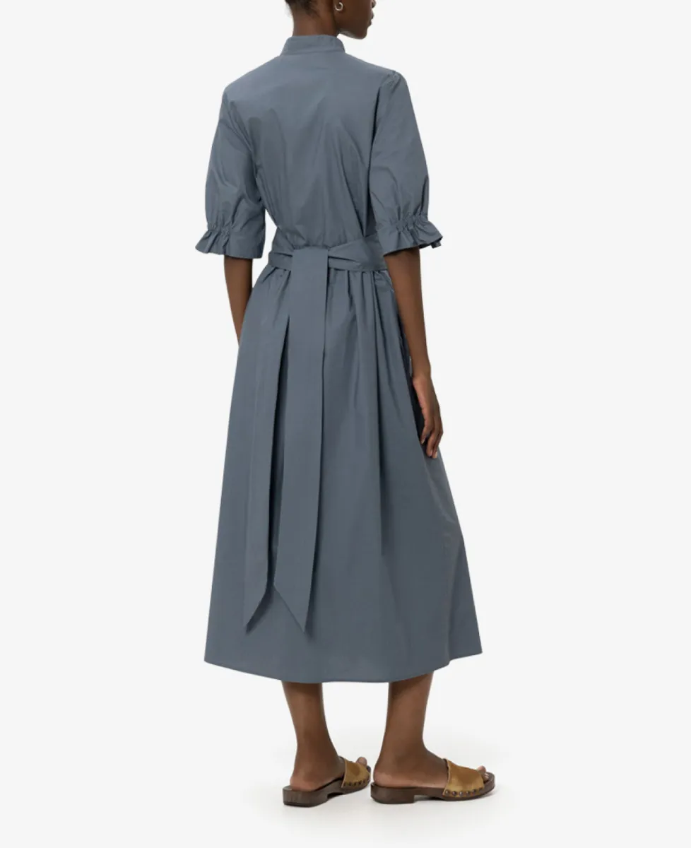 Luisa Cerano Baumwoll-Hemdblusenkleid - tinted blue 5 Luisa Cerano Luisa Cerano Baumwoll-Hemdblusenkleid - tinted blue