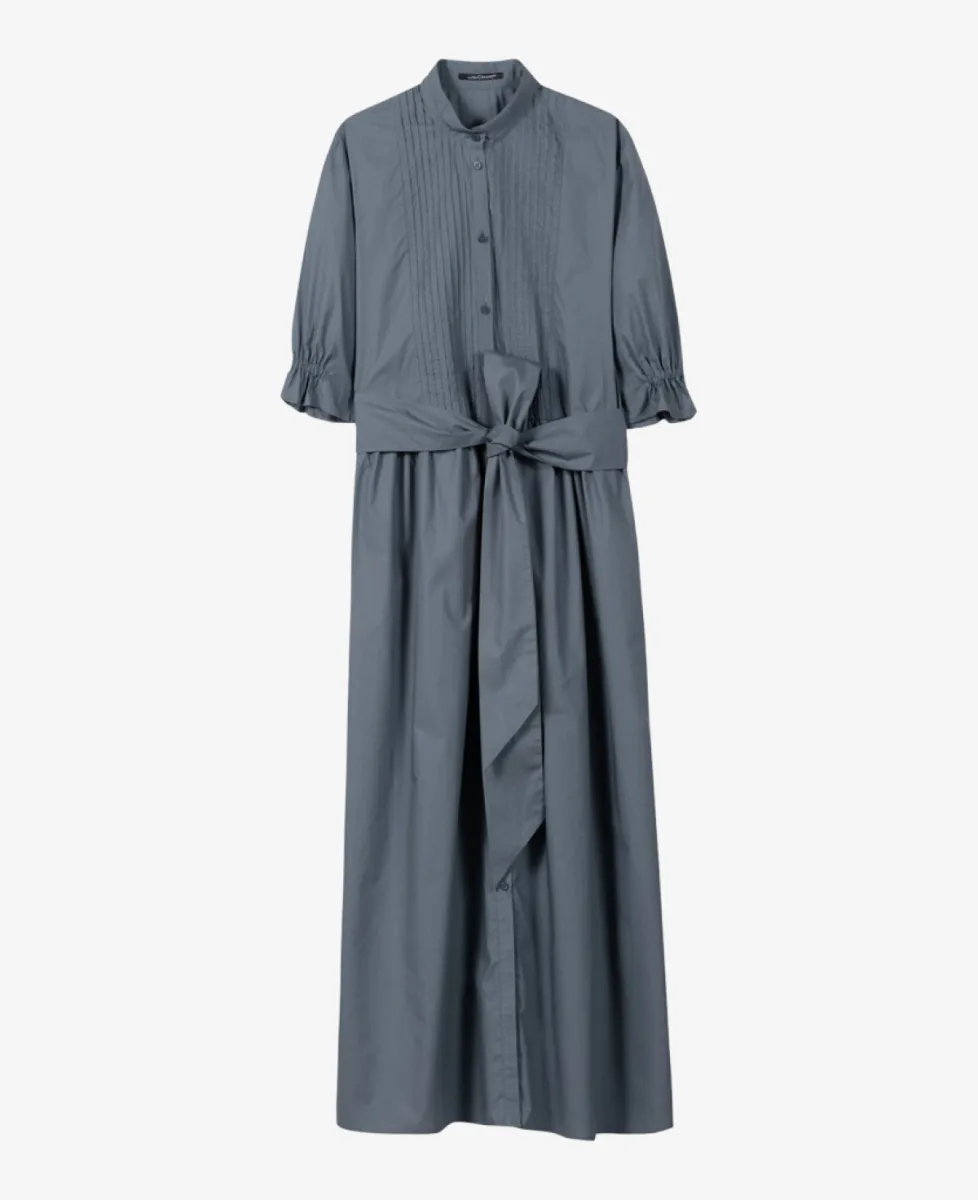 Luisa Cerano Baumwoll-Hemdblusenkleid - tinted blue 1 Luisa Cerano Luisa Cerano Baumwoll-Hemdblusenkleid - tinted blue