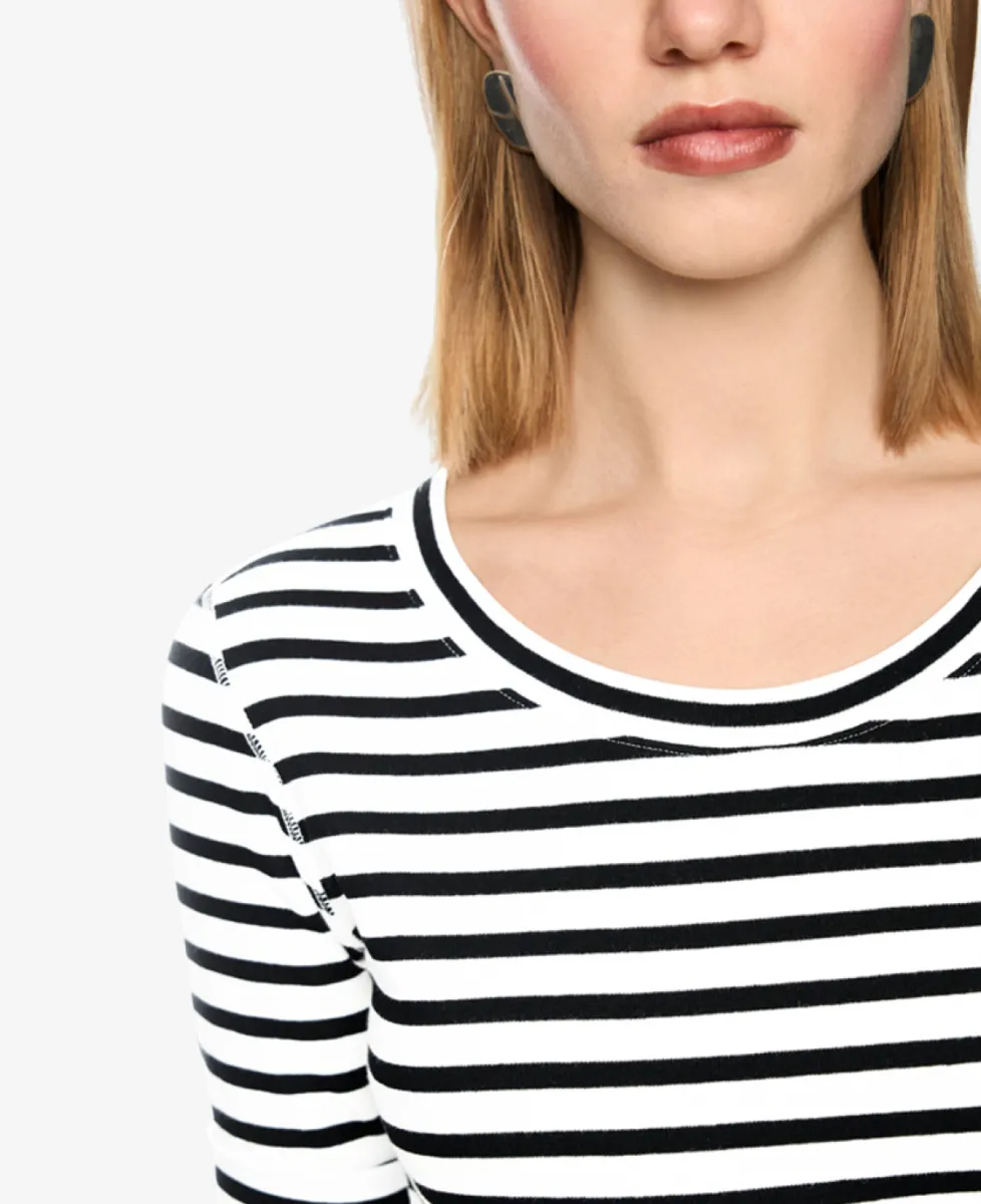 Marc Cain Additions T-Shirt - white and black 4 Marc Cain Additions Marc Cain Additions T-Shirt - white and black