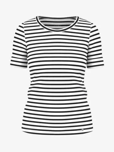 Marc Cain Additions Marc Cain Additions T-Shirt - white and black
