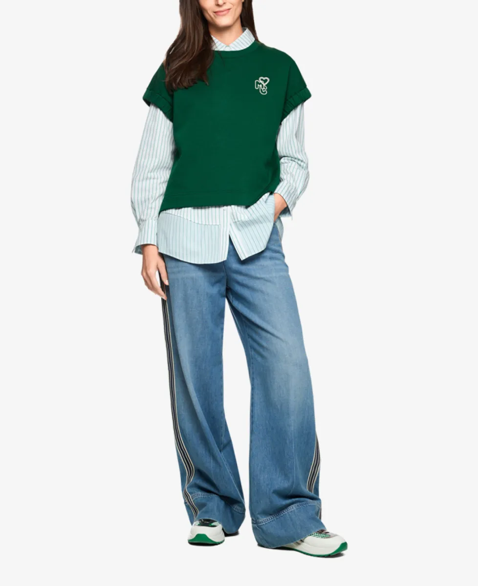 Marc Cain Sports T-Shirt - dark jade green 2 Marc Cain Sports Marc Cain Sports T-Shirt - dark jade green