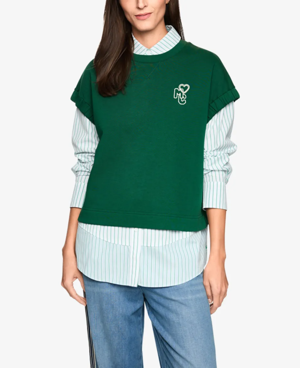 Marc Cain Sports T-Shirt - dark jade green 3 Marc Cain Sports Marc Cain Sports T-Shirt - dark jade green